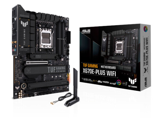 ASUS TUF GAMING X670E-PLUS WIFI Hovedkort - AMD X670 - AMD AM5 socket - DDR5 RAM - ATX ASUS TUF GAMING X670E-PLUS WIFI Hovedkort - AMD X670 - AMD AM5 socket - DDR5 RAM - ATX