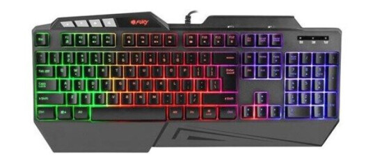 Genesis Fury Skyraider - Tastatur - Svart