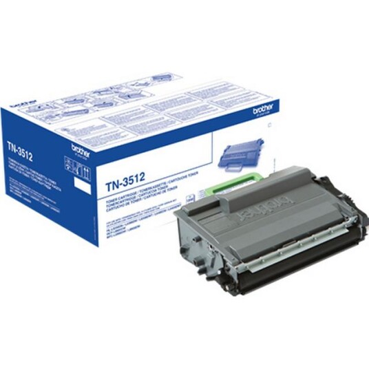 Brother TN3512 BK Toner - Original - Svart 12000 sider