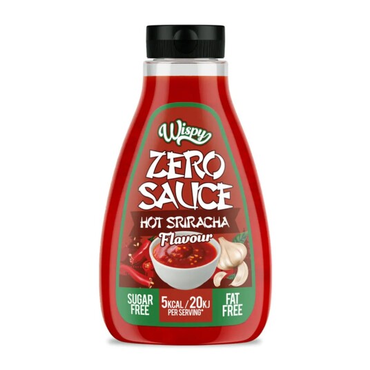 Wispy Zero Sauce 430g x 9stk Hot Sriracha Wispy Zero Sauce 430g x 9stk Hot Sriracha
