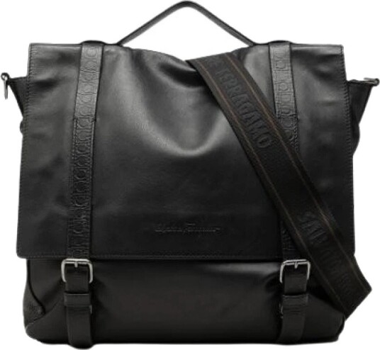 Salvatore Ferragamo Pre-owned, Herre, Pre-owned, Svart, ONE SIZE,
