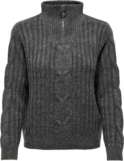 JDY | Jdyandrea L/S Zip Cable Pullove Knt Noos | M