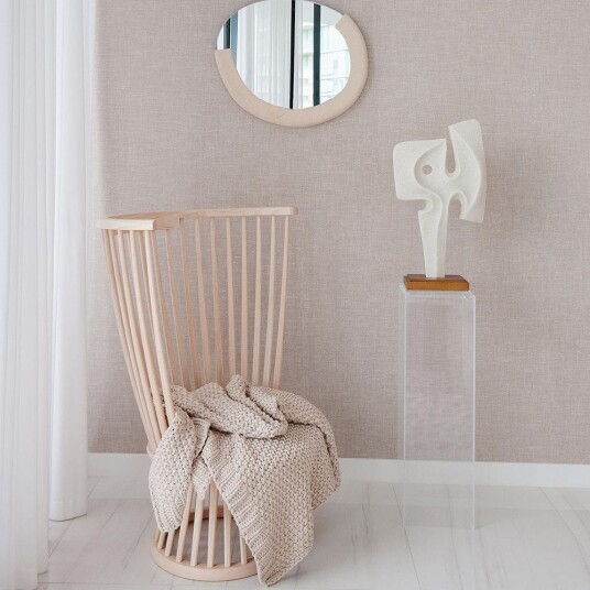 Tom Dixon Fan Lounge stol Natural