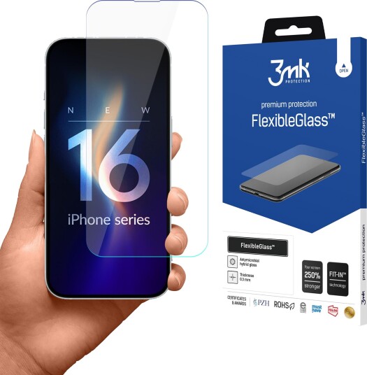 3Mk Apple Iphone 16 Plus - 3Mk Flexibleglass 3Mk Apple Iphone 16 Plus - 3Mk Flexibleglass