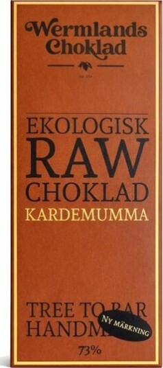 Wermlands Raw sjokolade kardemomme 50 g Wermlands Raw sjokolade kardemomme 50 g