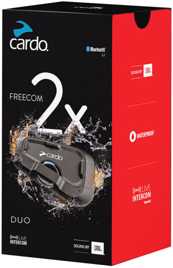 Cardo Freecom 2x Duo Dobbel pakke for kommunikasjonssystem en størrelse Svart Cardo Freecom 2x Duo Dobbel pakke for kommunikasjonssystem en størrelse Svart