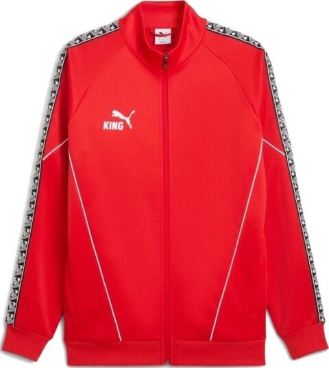 PUMA Treningsjakke teamKING Anthem PUMA Rød/PUMA White/PUMA Svart Barn størrelse 116 cm