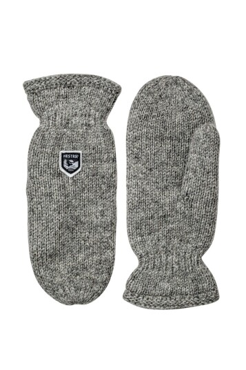 Hestra Basic Wool Mitt Grey 8