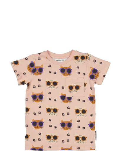 Geggamoja Bamboo T Shirt   Pink   110/116