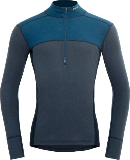 Devold Men's Lauparen Merino 190 Zip Neck Flood/Night/Ink S Devold Men's Lauparen Merino 190 Zip Neck Flood/Night/Ink S