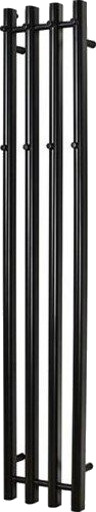 Kriss Vega Håndkletørker t/Sentral-/Fjernvarme 1420x257 mm, Sort