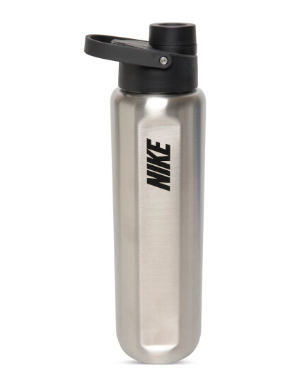 NIKE Equipment Nike Ss Recharge Chug Bottle 24 Oz Rfsh Grey 17/24 NIKE Equipment Nike Ss Recharge Chug Bottle 24 Oz Rfsh Grey 17/24
