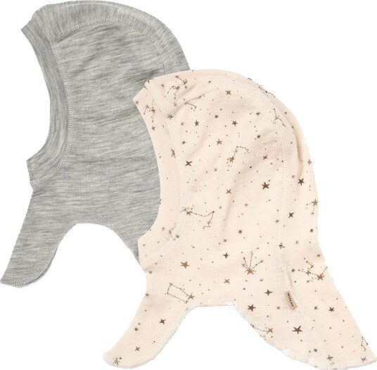 Wheat 2 Wool Balaclava Felix EGGSHELL STARS 9 24M Wheat 2 Wool Balaclava Felix EGGSHELL STARS 9 24M