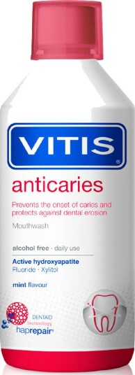 Hydroksyapatitt Munnvann VITIS Anti-Caries Xylitol 500 ml