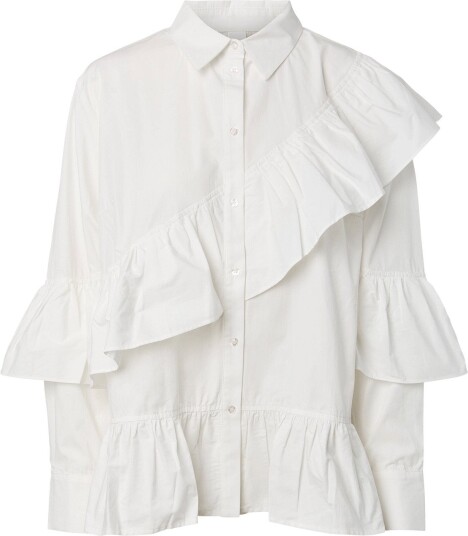 YAS Yaswillu Ls Shirt S. STAR WHITE 34