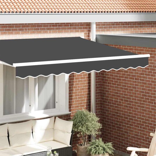 markise valance for 2.5 m ramme antrasitt 2.3x0.2 m