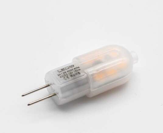 Ledlife G4 1,2W LED pære 12V AC/DC G4 Dimbar : Ikke dimbar Kulør : Nøytral Ledlife G4 1,2W LED pære 12V AC/DC G4 Dimbar : Ikke dimbar Kulør : Nøytral