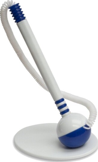 Office Products Kulepenn På Fjær, Stående, Selvklebende, Blå
