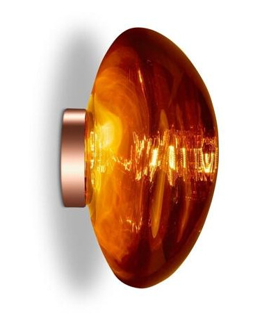 Tom Dixon Melt Surface Vegg/Taklampe LED Kobber Stor