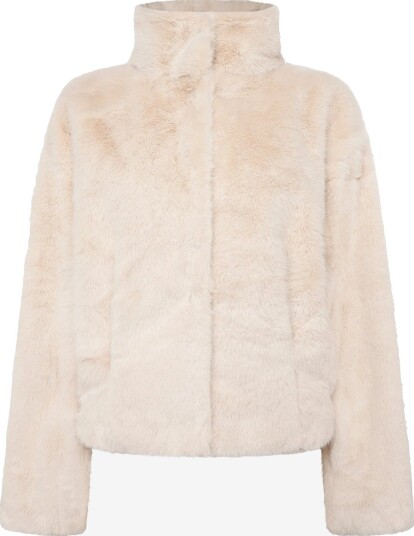 Gina Tricot Faux Fur Jacket CREAM (1047) L