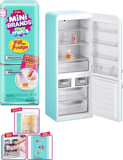 Zuru Mini Brands Create Fyll Kjøleskapet Lekesett Serie 1