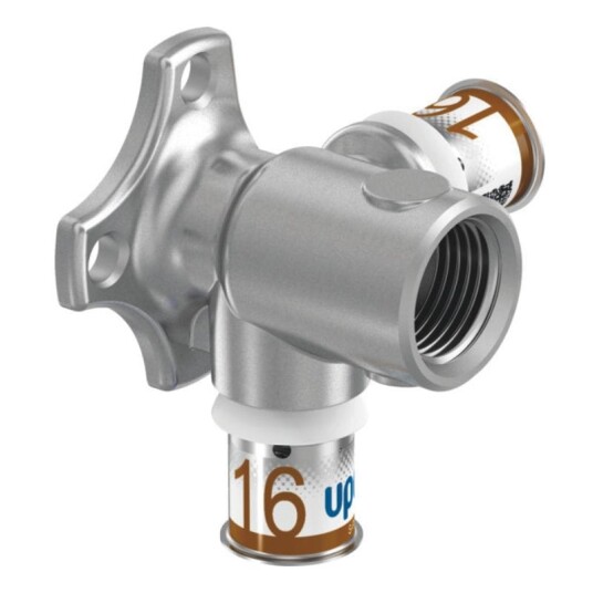 Uponor S press Plus Lang Dobbel Platealbue 20mm 1/2" Uponor S press Plus Lang Dobbel Platealbue 20mm 1/2"