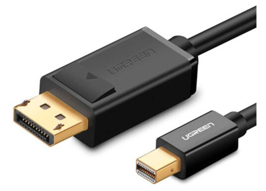 Ugreen Mini DisplayPort til Displayport kabel Premium (1.5m) sort