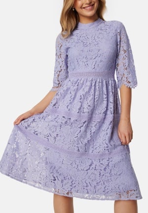 Happy Holly Madison lace dress Light lavender 52
