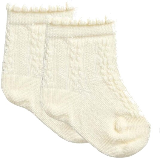 Lil' Atelier Nbfkendra 2 pack sokker til baby Turtledove (50/56) 50/56