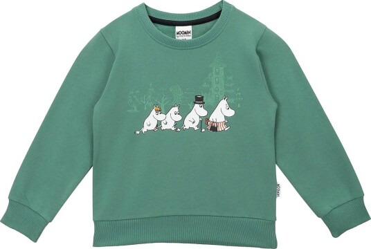 Martinex MOOMIN Vandrarna Colltröja GREEN 116