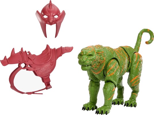 Motu Battle Cat Actionfigur med Avtakbar Rustning - Grønn