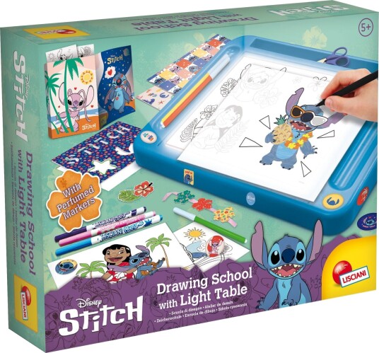 Disney Stitch Tegneskole Lysbord Inkl. Maler Og Dufttusjer Disney Stitch Tegneskole Lysbord Inkl. Maler Og Dufttusjer