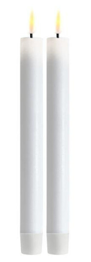 DeluxeHomeart - LED kronelys 2x24 cm hvit DeluxeHomeart - LED kronelys 2x24 cm hvit