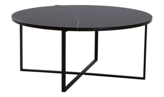 Jotex MARIBO sofabord Ø 80 cm Svart 1529620-02-0 1529620-01-0