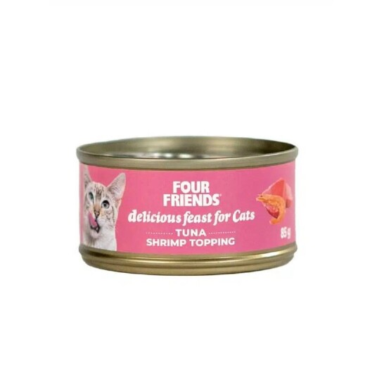 FourFriends Våtfôr til katt med tunfisk og reker 85 g