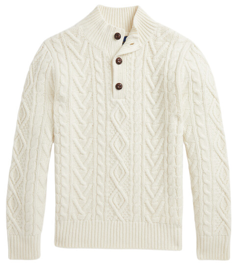 Ralph Lauren Polo Genser Ull Cream Polo 8 år 128 Genser Hvit