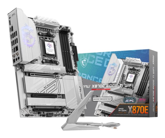 MSI MPG X870E EDGE Ti Hovedkort ATX med Wi-Fi 7 og DDR5 MSI MPG X870E EDGE Ti Hovedkort ATX med Wi-Fi 7 og DDR5