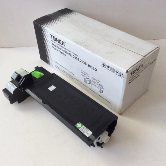 TB Toner Sort (8.000 sider) erstatter Toshiba T-2021 TB Premium toner