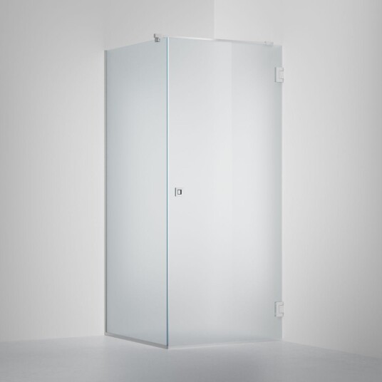 INR Iconic Nordic Rooms ARC 13 Frame Dusjhjørne Krom / 80x90cm Klart Glass