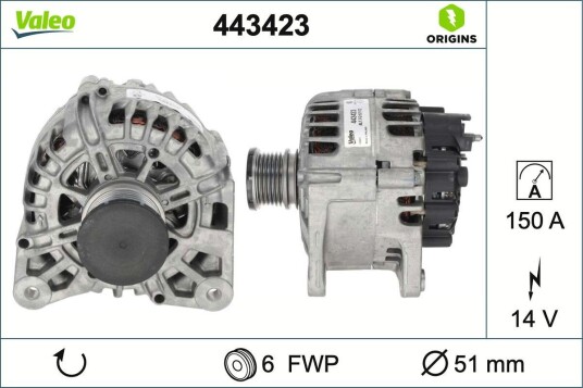 Dynamo VALEO 443423 Dynamo VALEO 443423