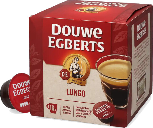 Douwe Egberts | Lungo 16 kapsler til Dolce Gusto