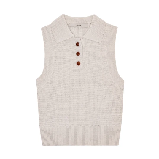 Remain Birger Christensen Dame Strikkevarer Beige L, Remain Birger Christensen Dame Strikkevarer Beige L,