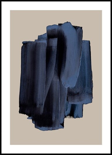 Abstract Brush Strokes 58 Plakat / 21x30cm