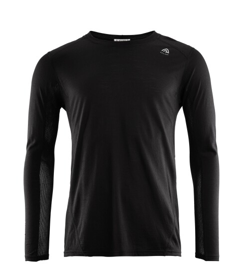 Aclima LightWool 140 Sports shirt Herre Black M