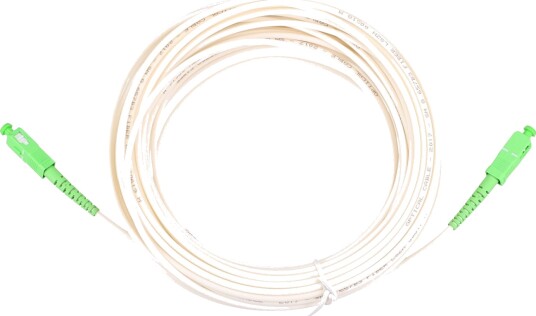 Extralink Easy Flex Fiberkabel Simplex Singlemode 25m SC/APC SC/APC LSZH 3mm Gul