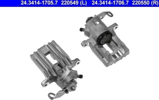 ATE 24.3414 1705.7 Bremsecaliper ATE 24.3414 1705.7 Bremsecaliper