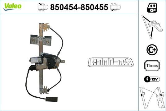 Vindusheis VALEO 850454