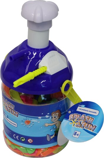 Splash & Fun Vannballongpumpe Inkl. 150 Vannballonger 8+ År