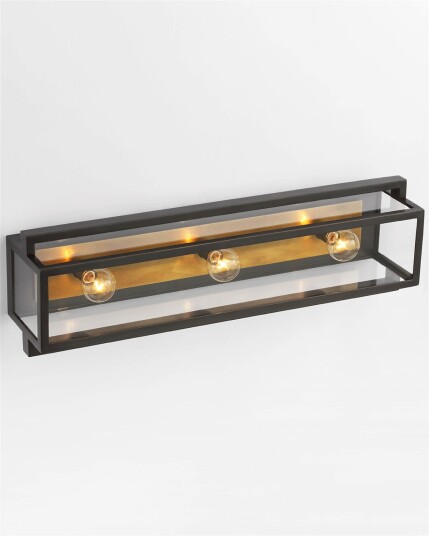 Halle 24" vägglampa brons/antik mässing Halle 24" vägglampa brons/antik mässing
