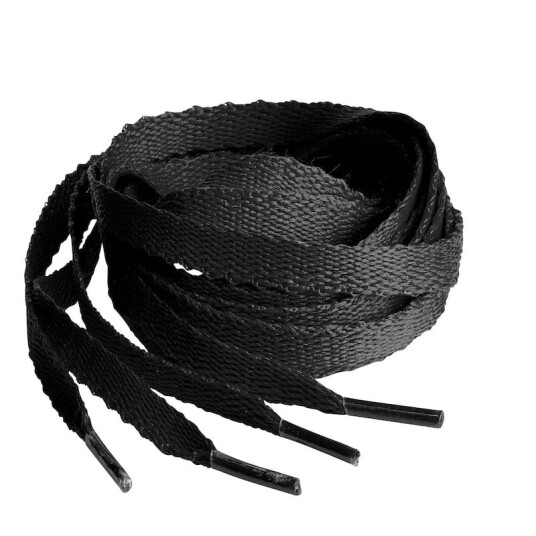 Springyard Skosnören svart flat 7.0 137cm